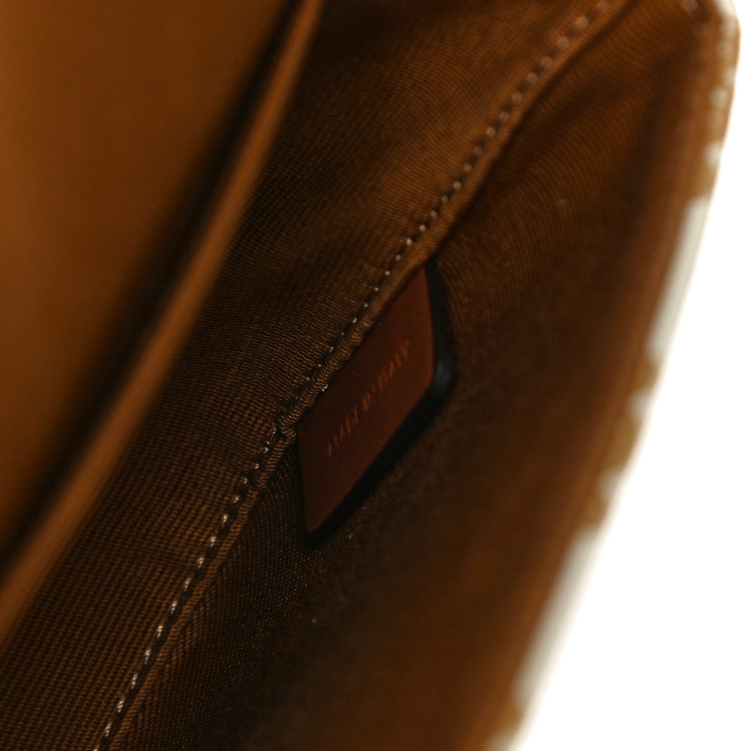 Celine Triomphe Canvas Calfskin Mini Besace Bag White 6 of 9