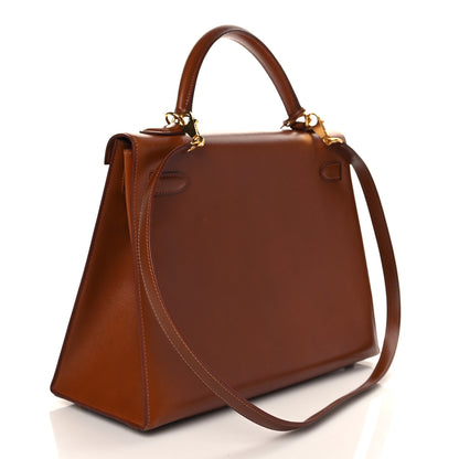 Hermes Box Kelly Sellier 32 Noisette 3 of 26
