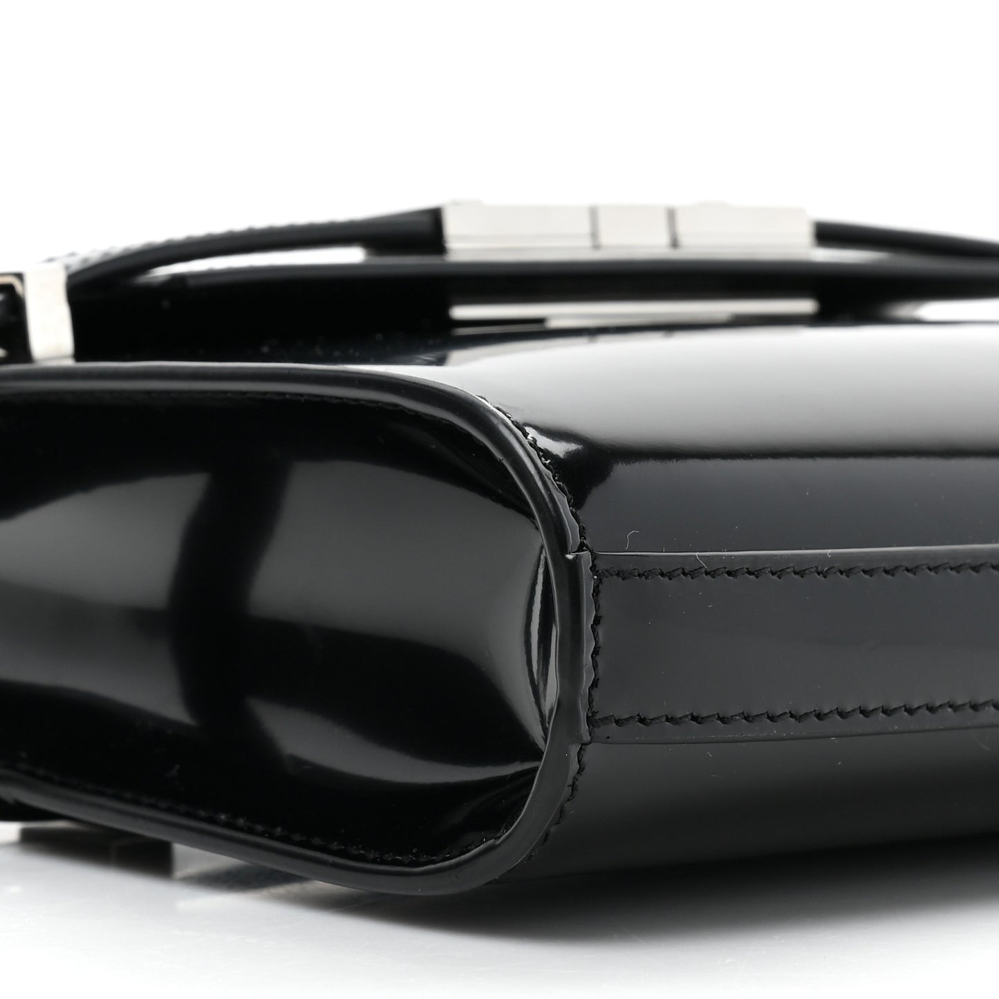 Spazzolato Mini Manhattan Shoulder Bag Black