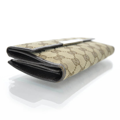 Gucci Monogram Metal Plate Continental Wallet 3 of 8