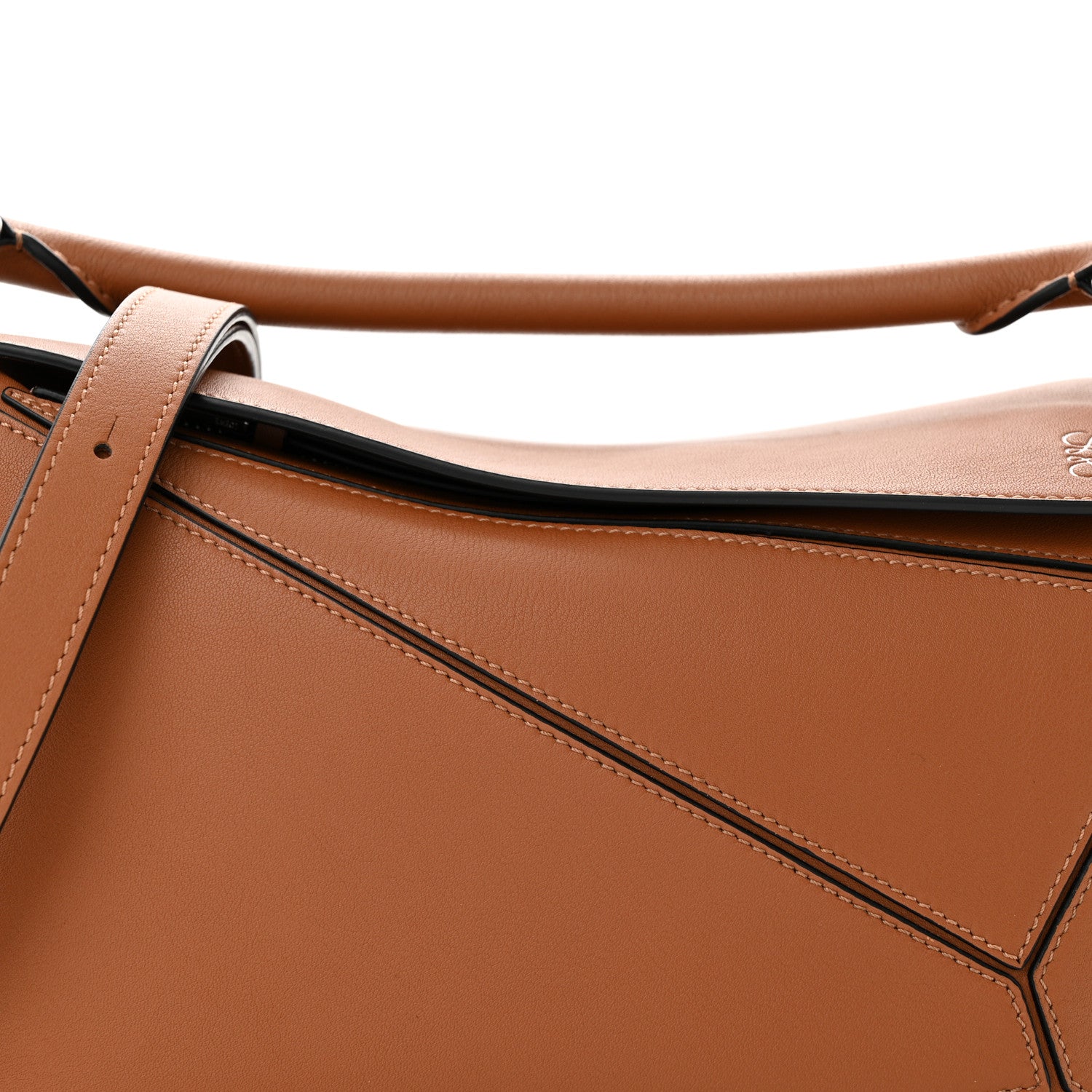 Loewe Calfskin Small Puzzle Bag Tan 7 of 9