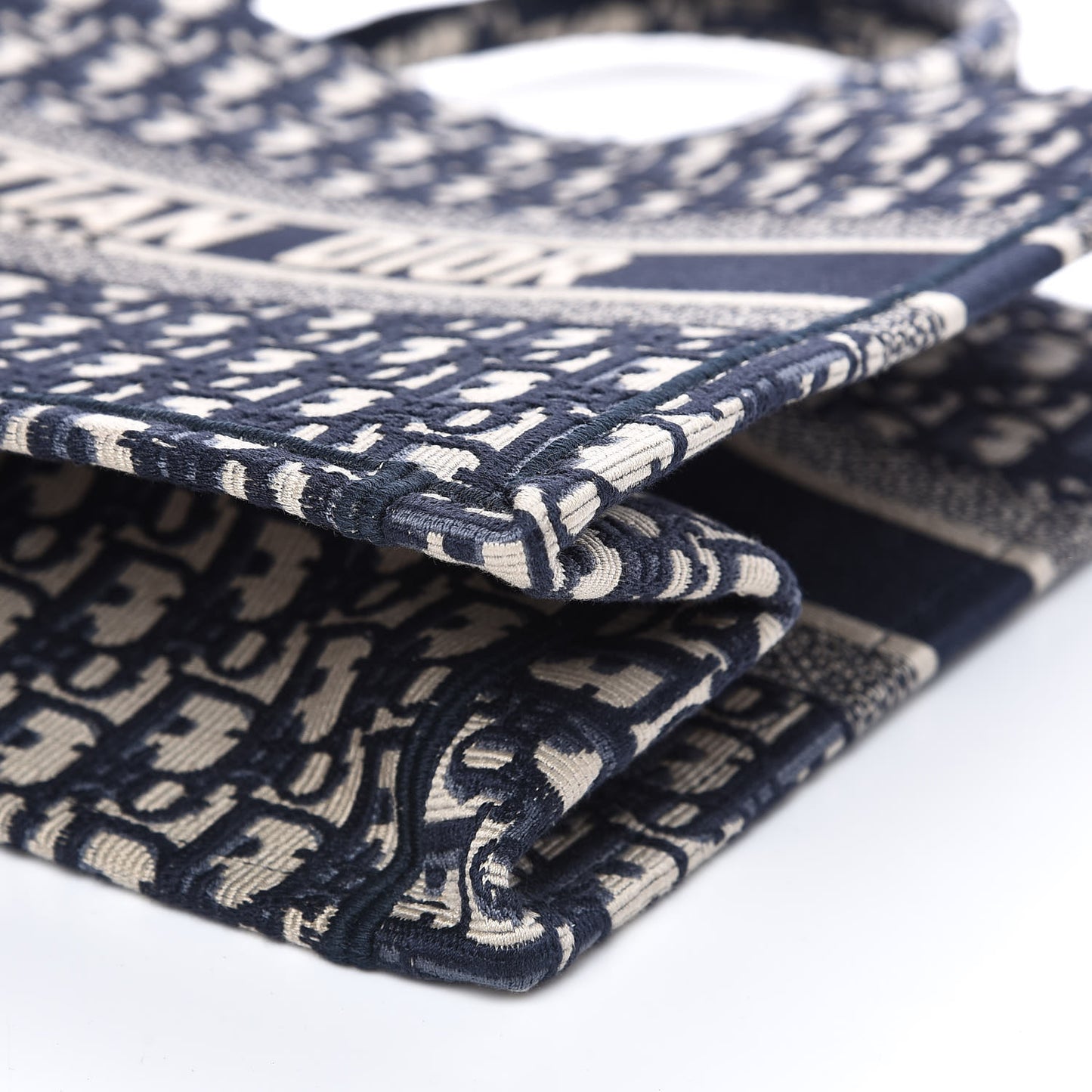 Oblique Medium Book Tote Blue Multicolor