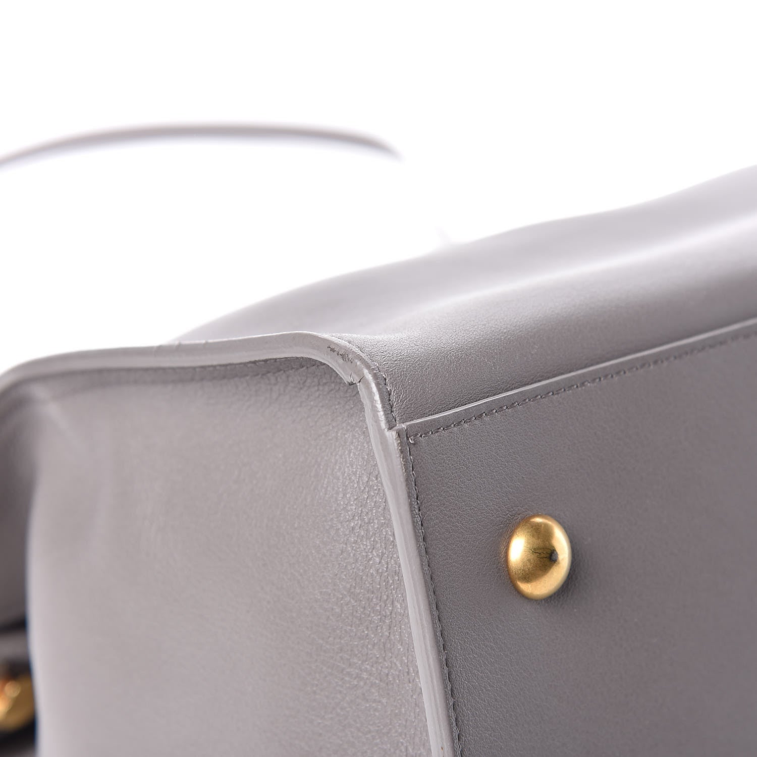 Saint Laurent Calfskin Small Classic Y Cabas Fog 13 of 17