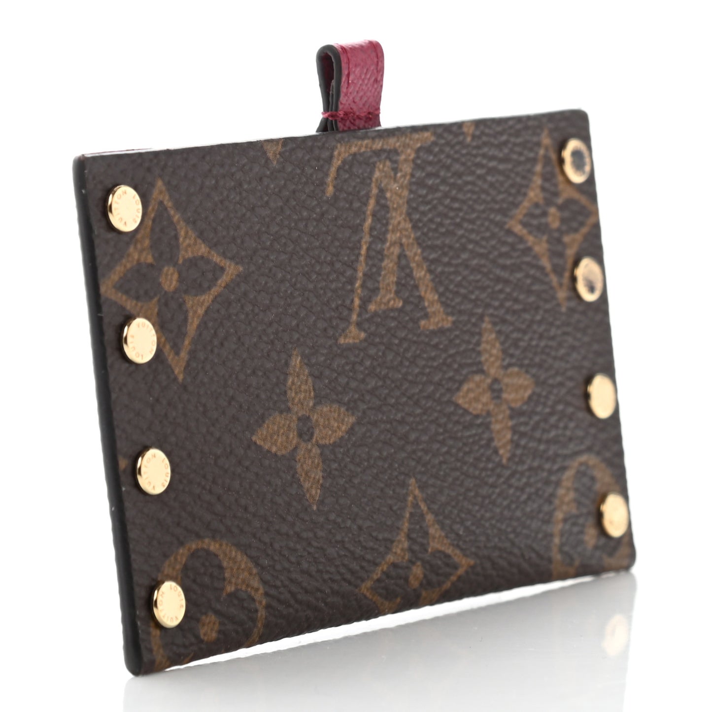 Monogram Mirror Case Fuchsia