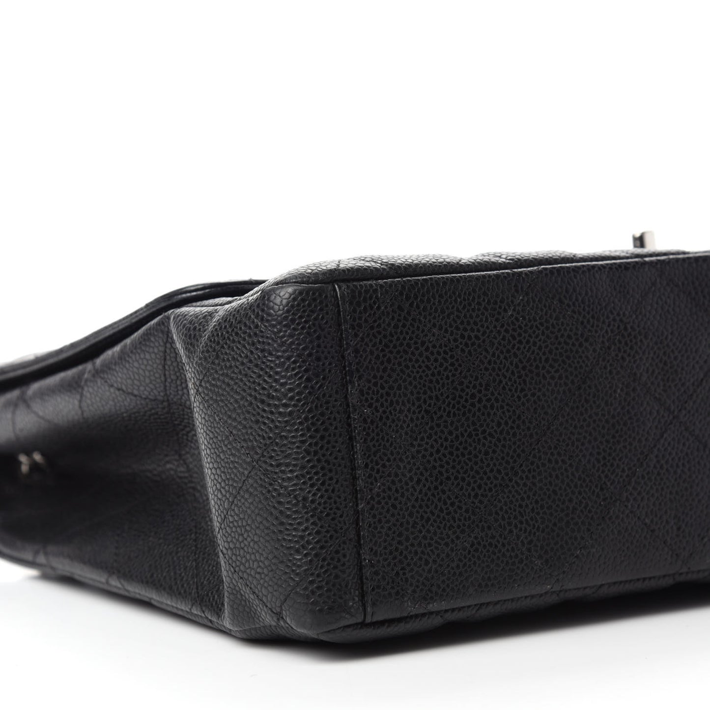 Caviar Quilted Maxi Single Flap Black