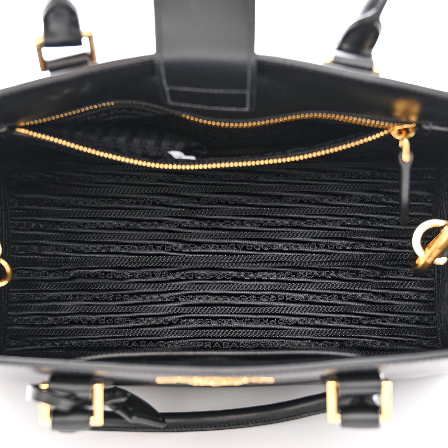 Prada Saffiano Soft Calfskin Tote Black 5 of 11