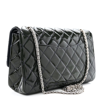 Chanel Patent Calfskin Quilted 2.55 Reissue 227 Flap Dark Blue 3 of 13