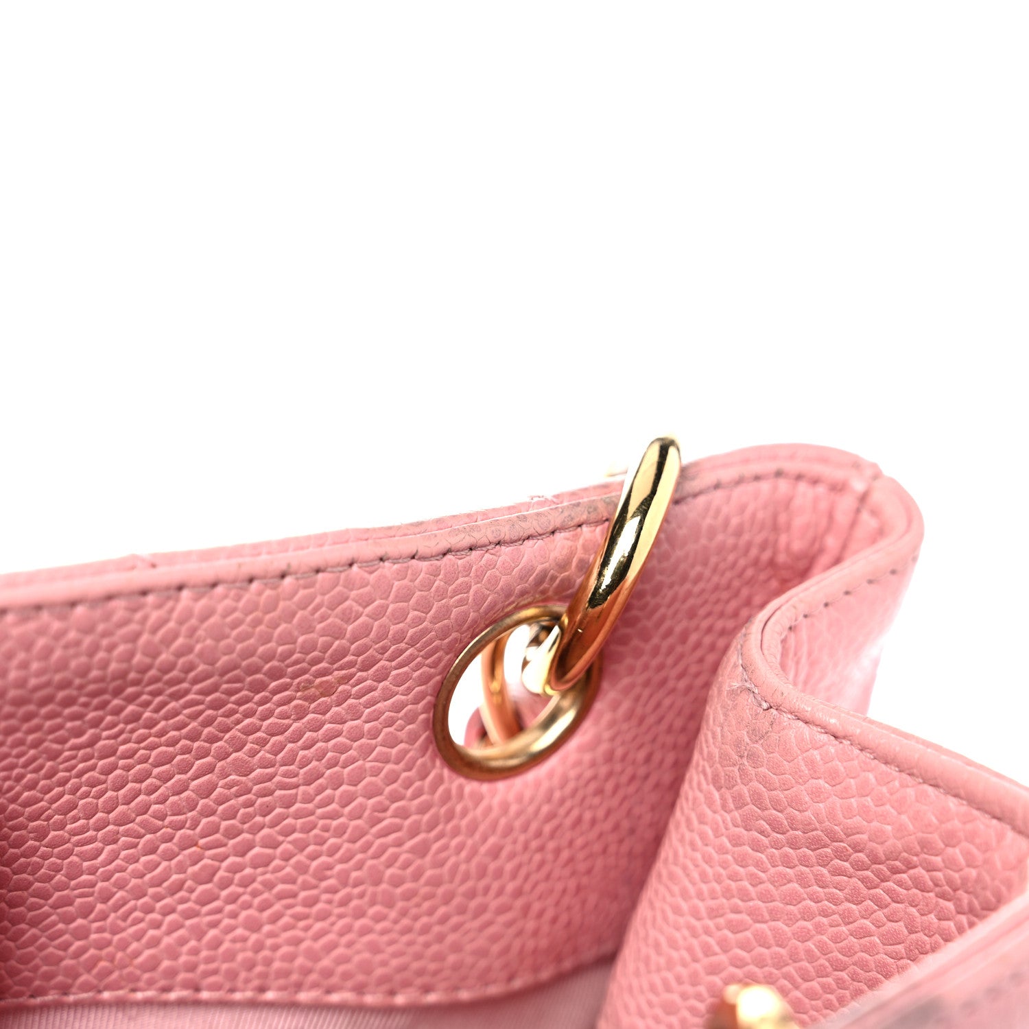 Chanel Caviar Quilted Petit Shopping Tote PST Pink 22 of 30