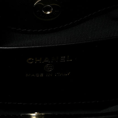Chanel Tweed Shiny Calfskin Quilted Nano 31 Shopping Bag Black 6 of 10