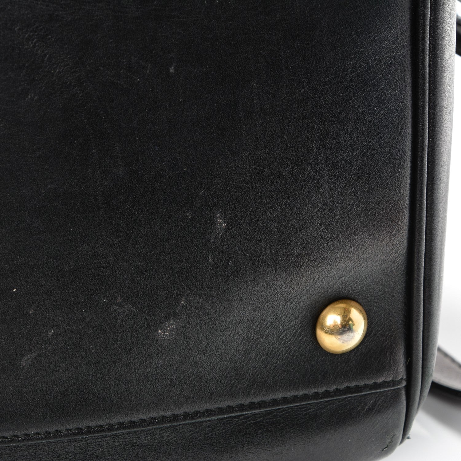 Saint Laurent Calfskin Classic Duffle 12 Black 13 of 14