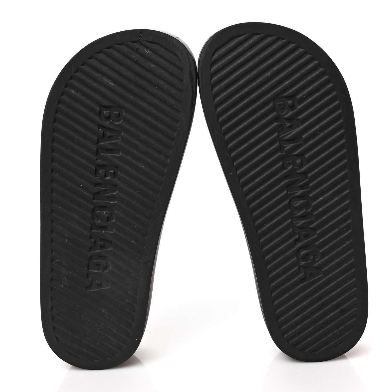 Balenciaga Rubber Chunky Platform Slide Sandals 38 Black 5 of 6