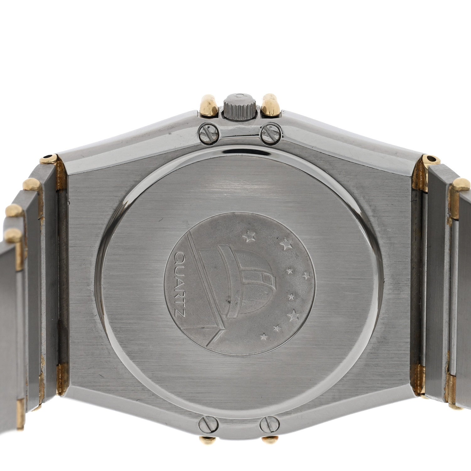 Omega Stainless Steel 18K Yellow Gold 33mm Constellation Quartz Watch Champagne 398.0876 4 of 4