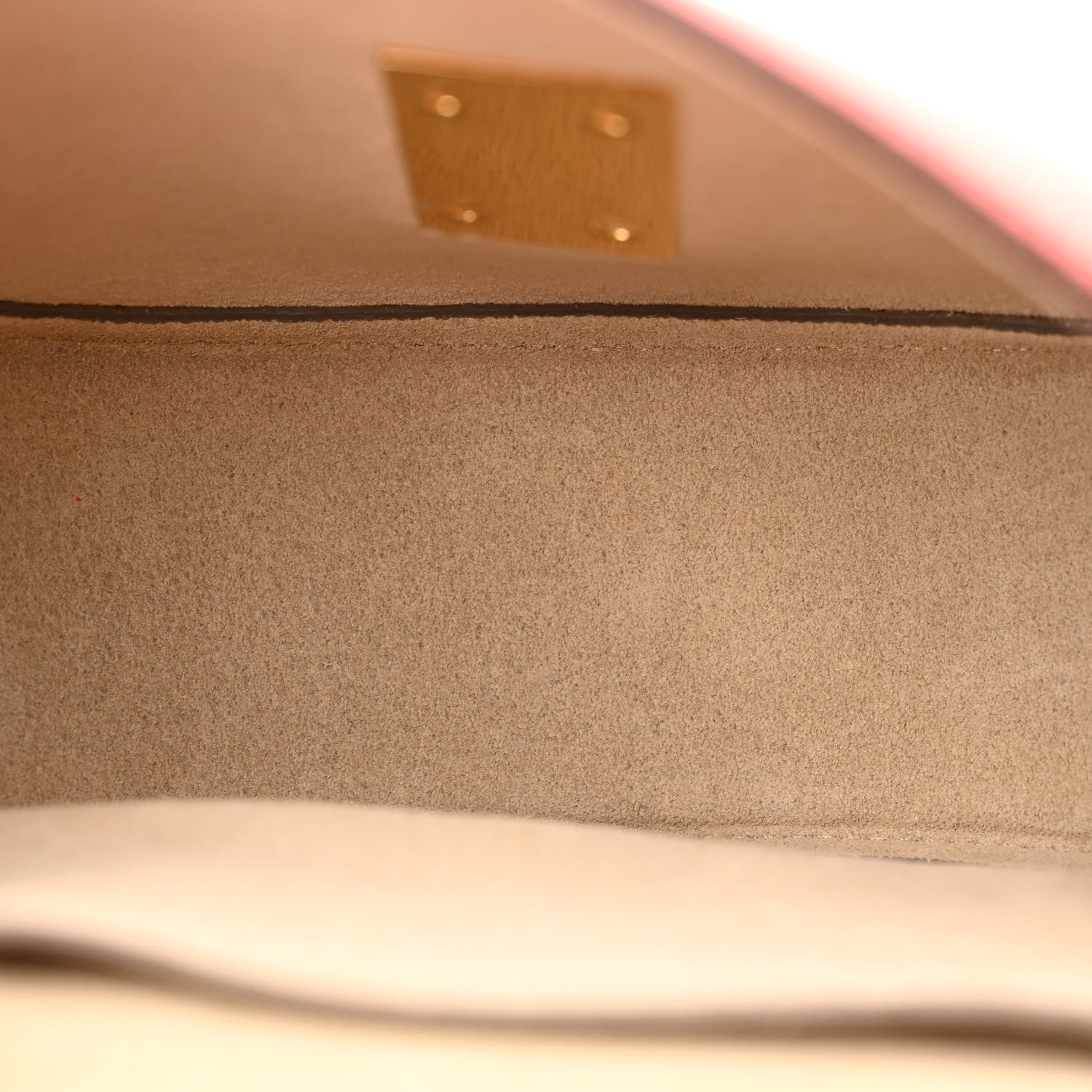 Chloe Grained Calfskin Lambskin Mini Drew Shoulder Bag Coral Pop 5 of 11