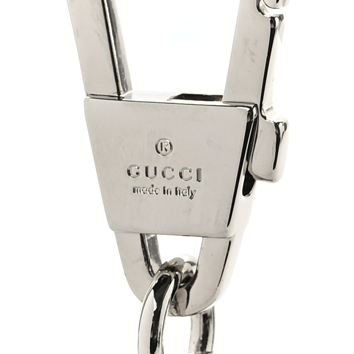Guccissima Signature Dorian Key Chain Black