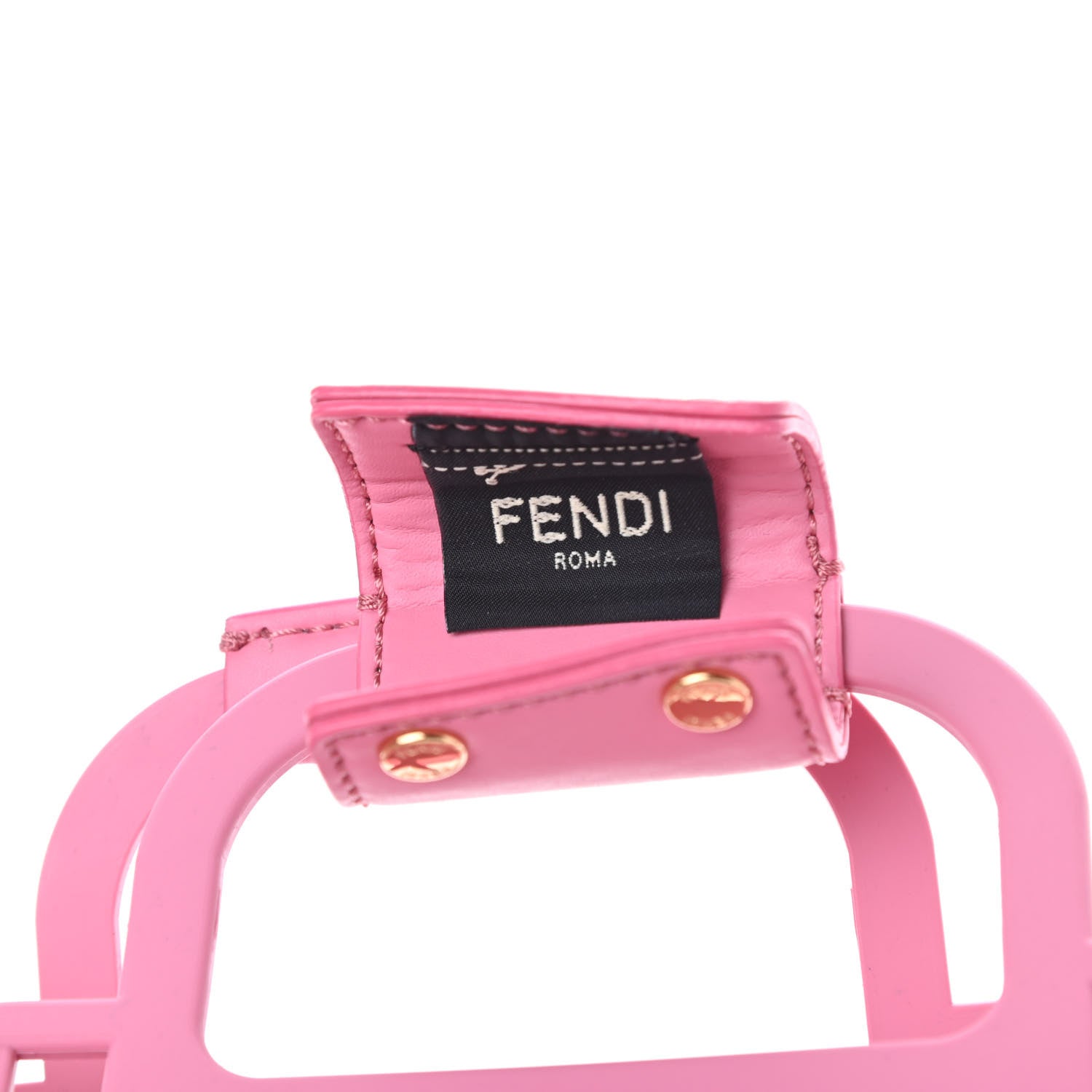 Fendi Recycled Plastic Vitello Liberty Matte Small Fendi Basket Rosa 6 of 11