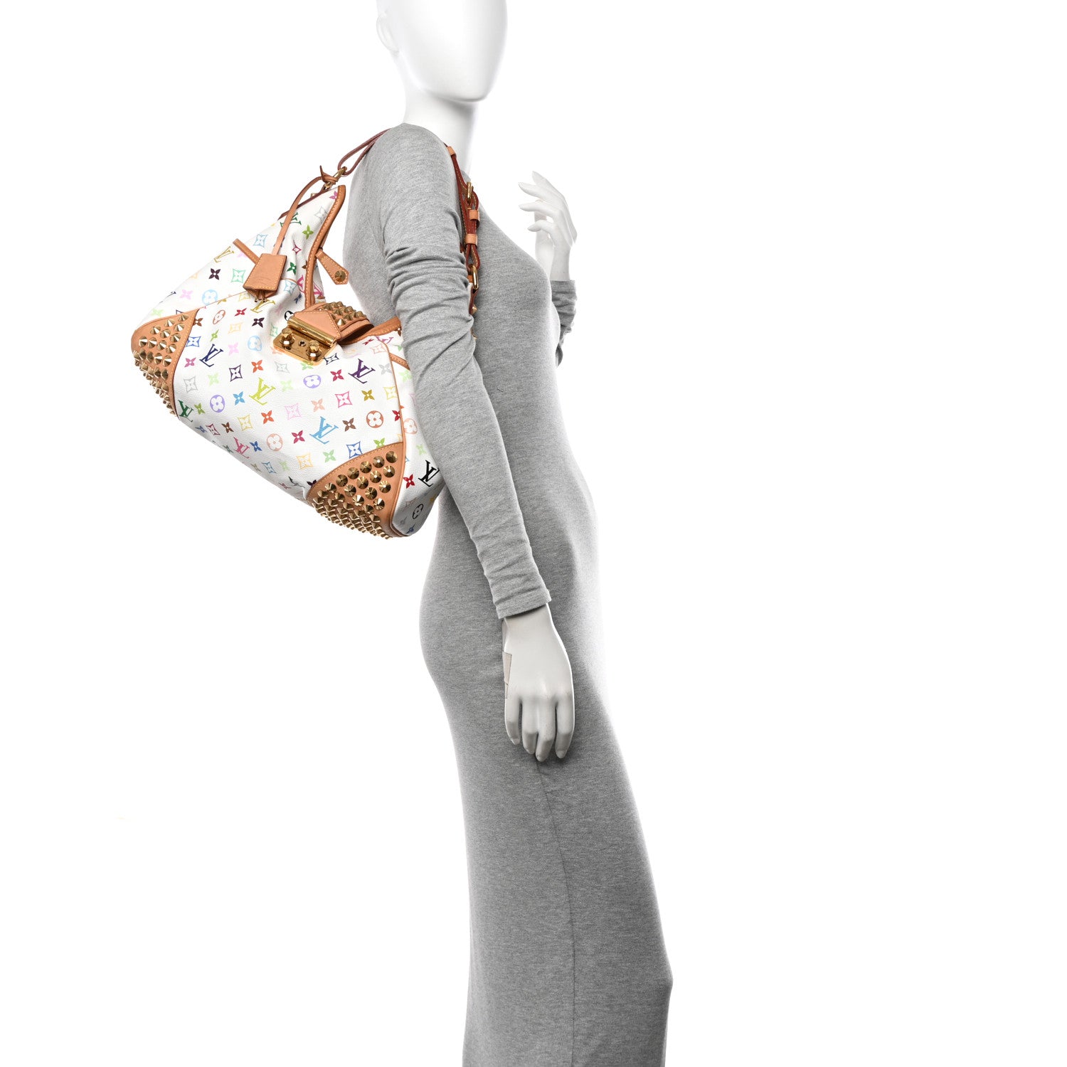 Louis Vuitton Monogram Multicolor Chrissie White 2 of 10