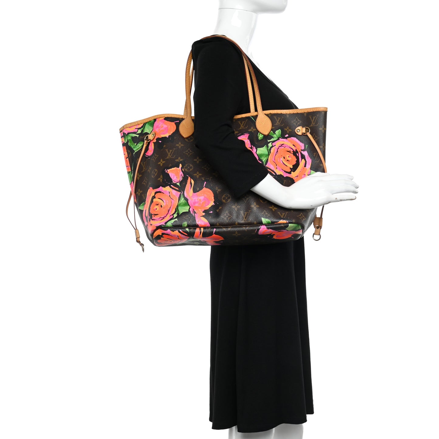 Monogram Roses Neverfull MM