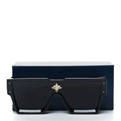 Louis Vuitton Acetate Cyclone Sunglasses Z1578E Black 9 of 9