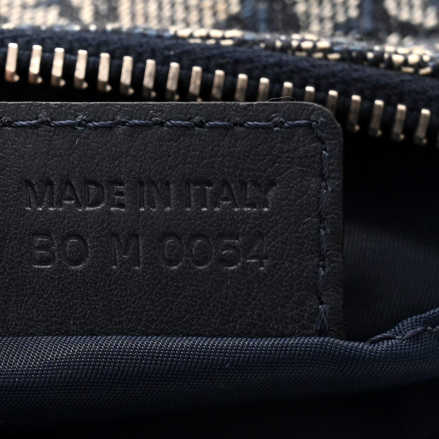 Christian Dior Monogram Shoulder Bag Pochette Blue 7 of 11