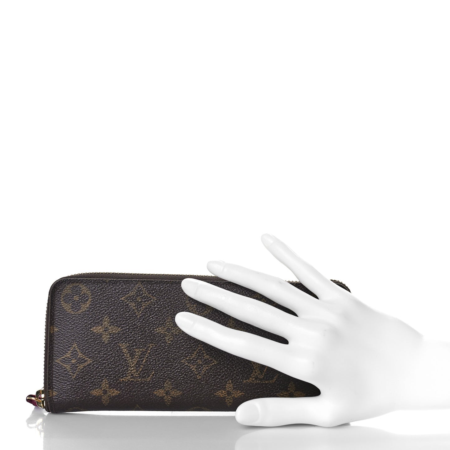 Monogram Clemence Wallet Fuchsia