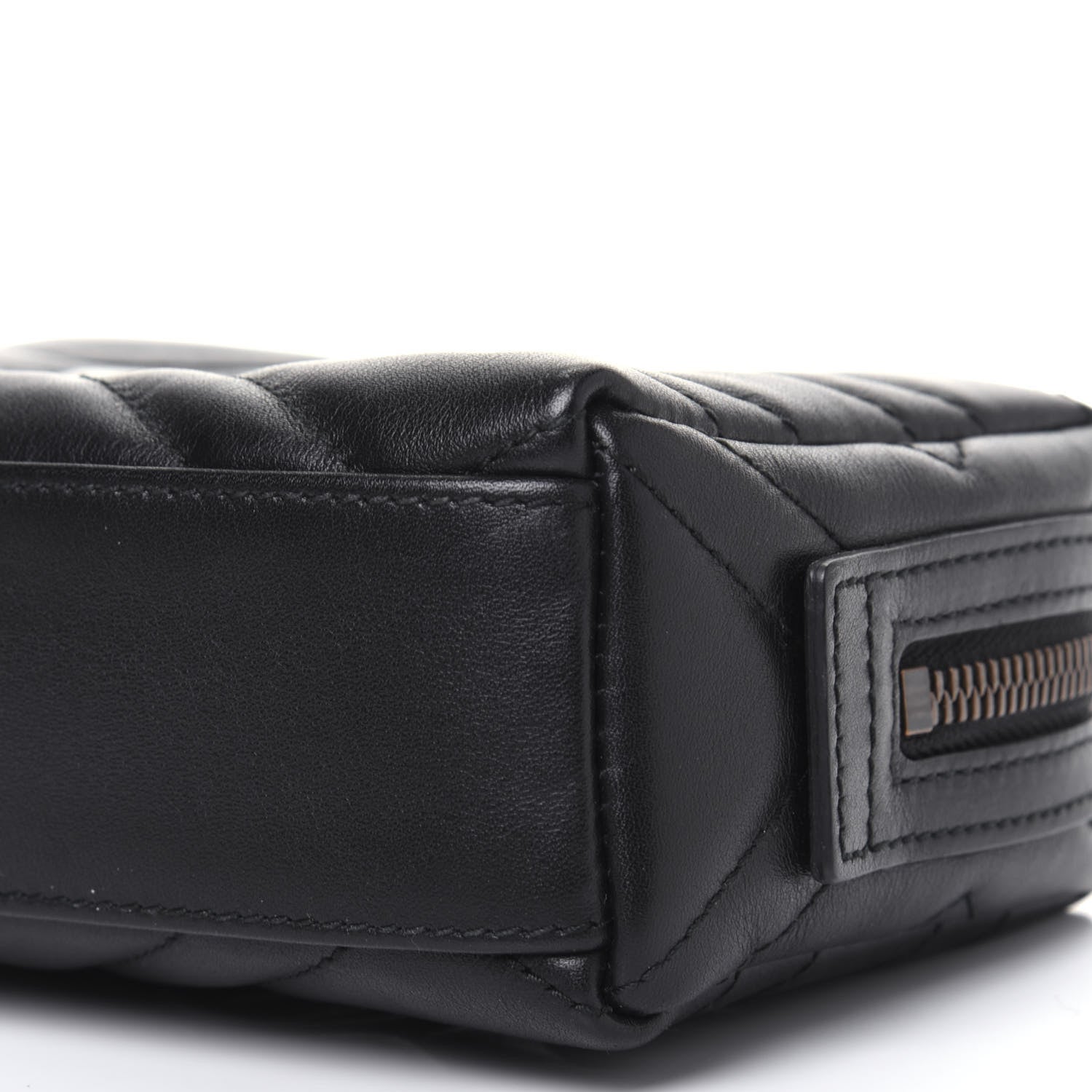 Gucci Calfskin Matelasse GG Marmont Cosmetic Case Black 12 of 14