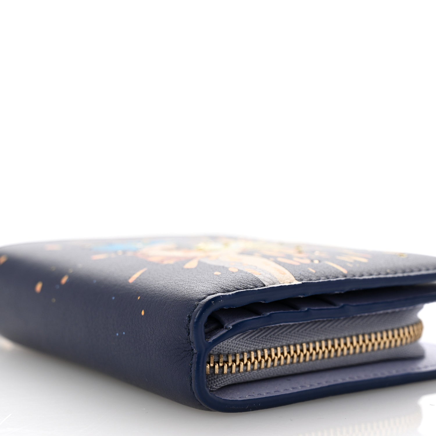 Loewe X HOWL'S MOVING CASTLE Classic Calfskin Magical Sky Compact Zip Wallet Marine 8 of 9
