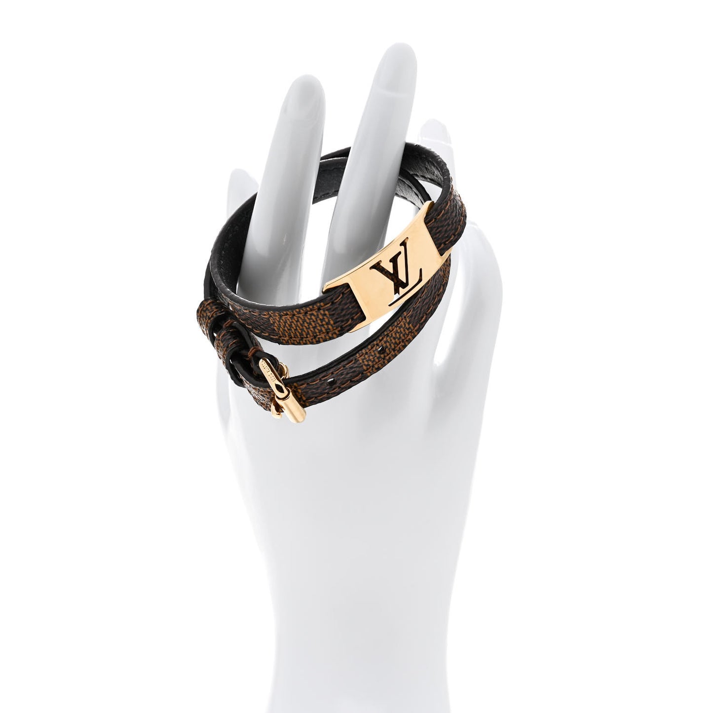 Damier Ebene Sign It Bracelet