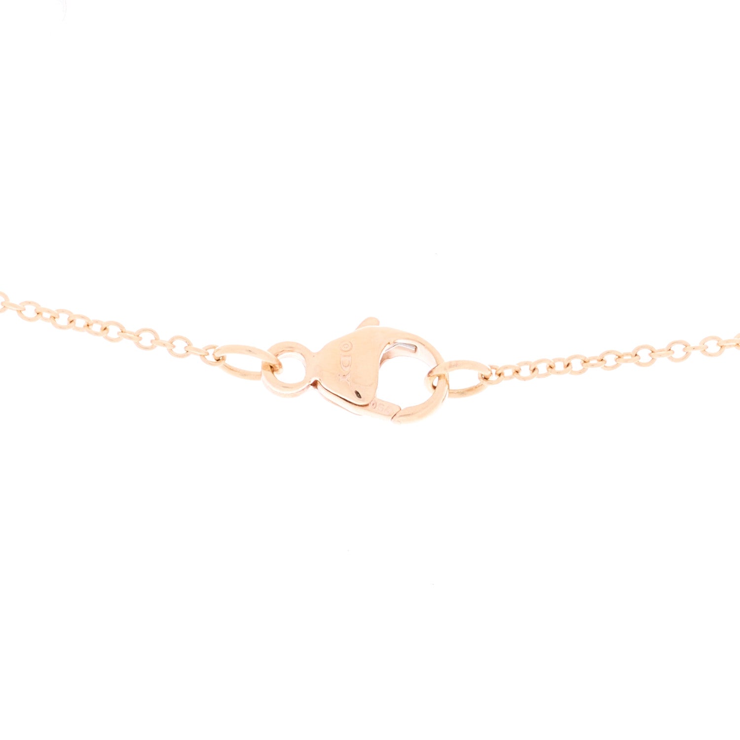 David Yurman 18K Rose Gold Diamond Morganite 7mm Petite Chatelaine Pave Bezel Pendant Necklace 3 of 3