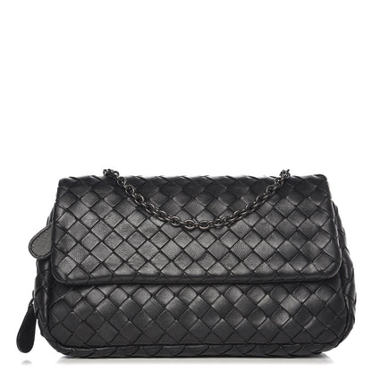 Bottega Veneta Nappa Intrecciato Small Chain Crossbody Black 2 of 15