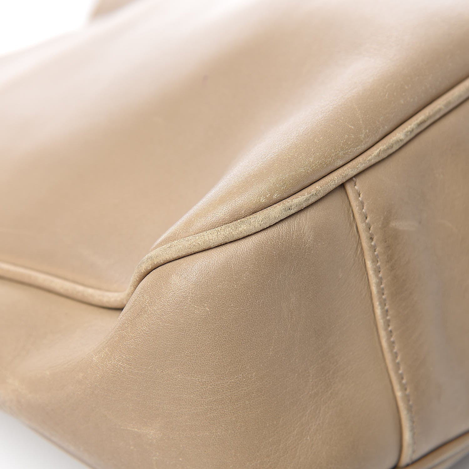 Gucci Calfskin Bamboo Top Handle Hobo Beige 11 of 16