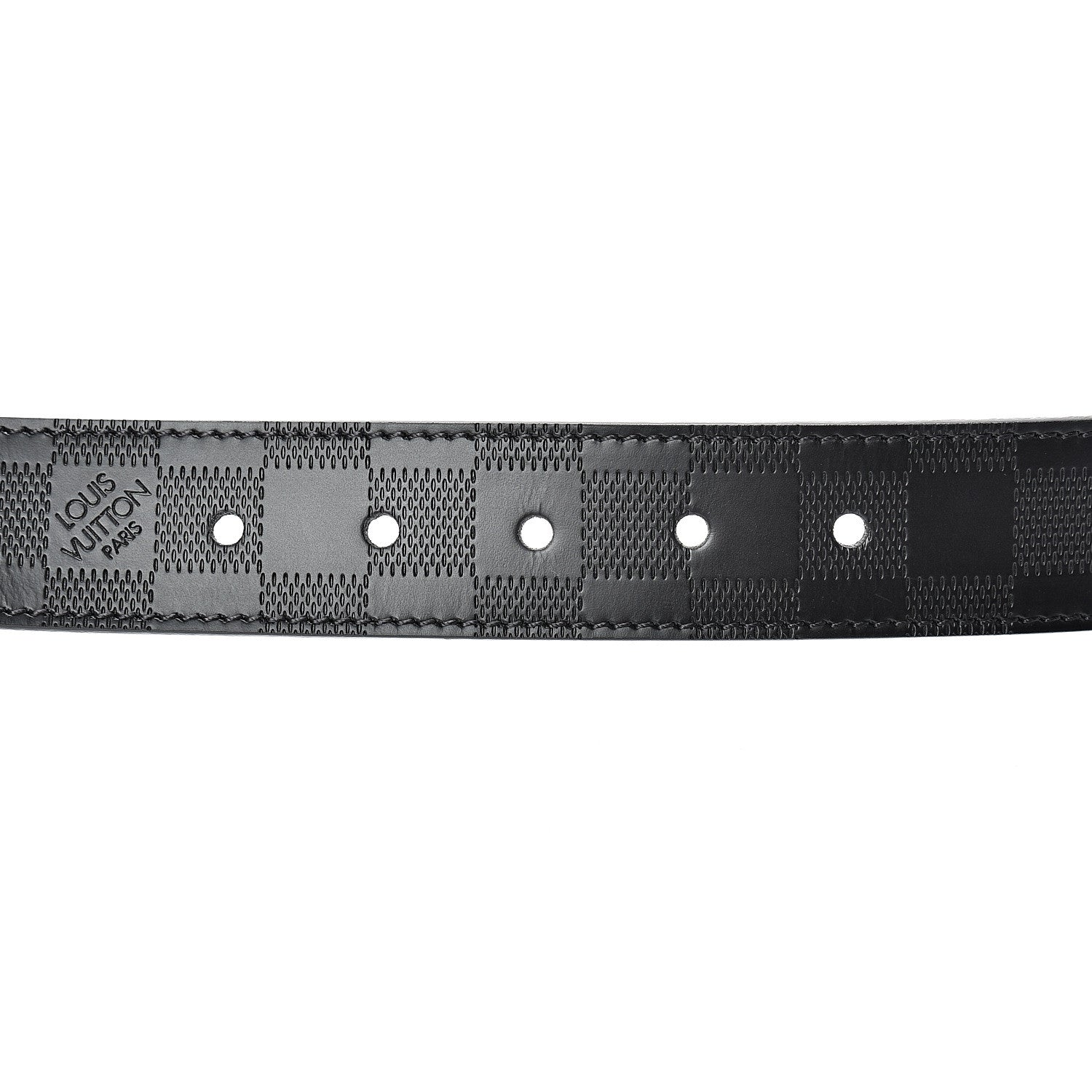 Louis Vuitton Damier Infini Calfskin 35mm Belt 100 40 Black 5 of 6