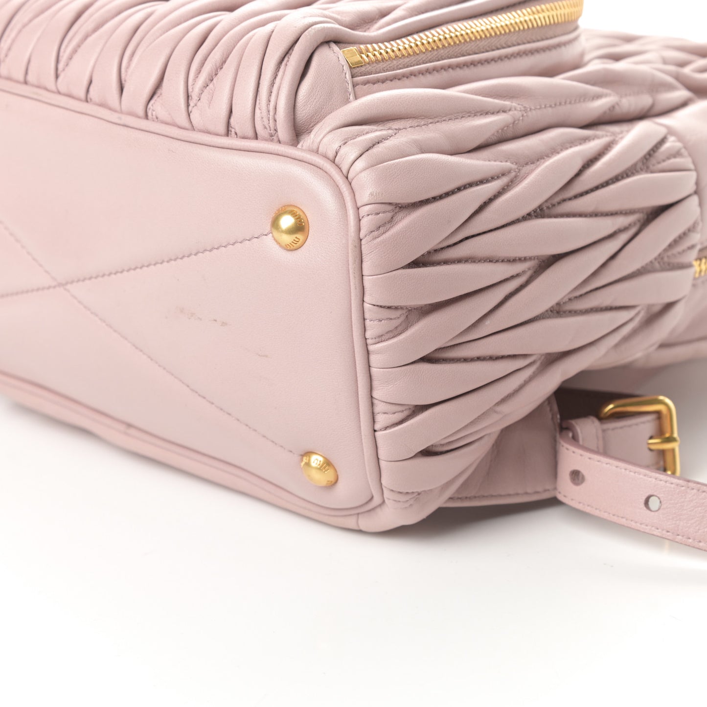 Nappa Matelasse Backpack Mughetto