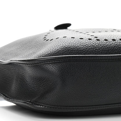 Hermes Taurillon Clemence Evelyne PM Black 9 of 11
