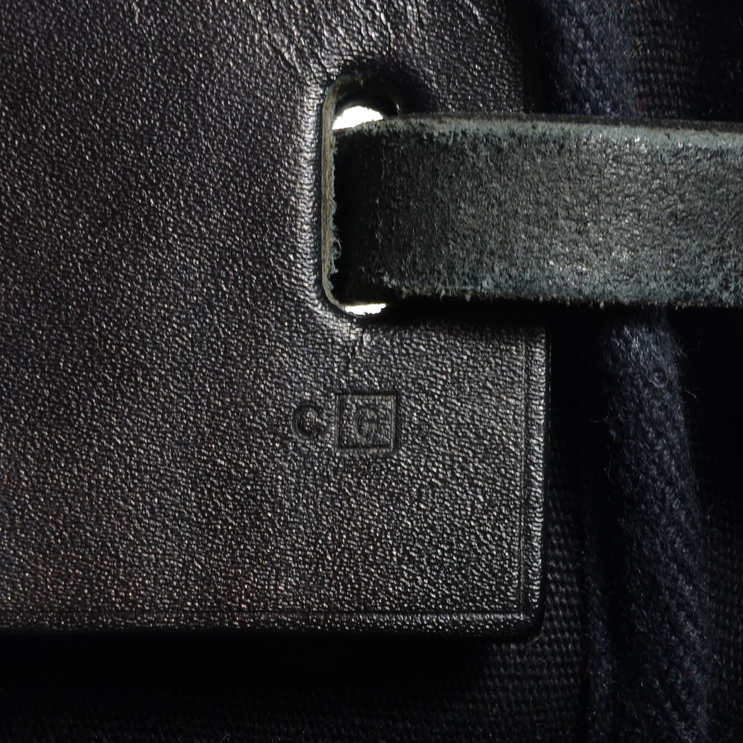 Hermes Toile Herbag MM Bag Black 7 of 7