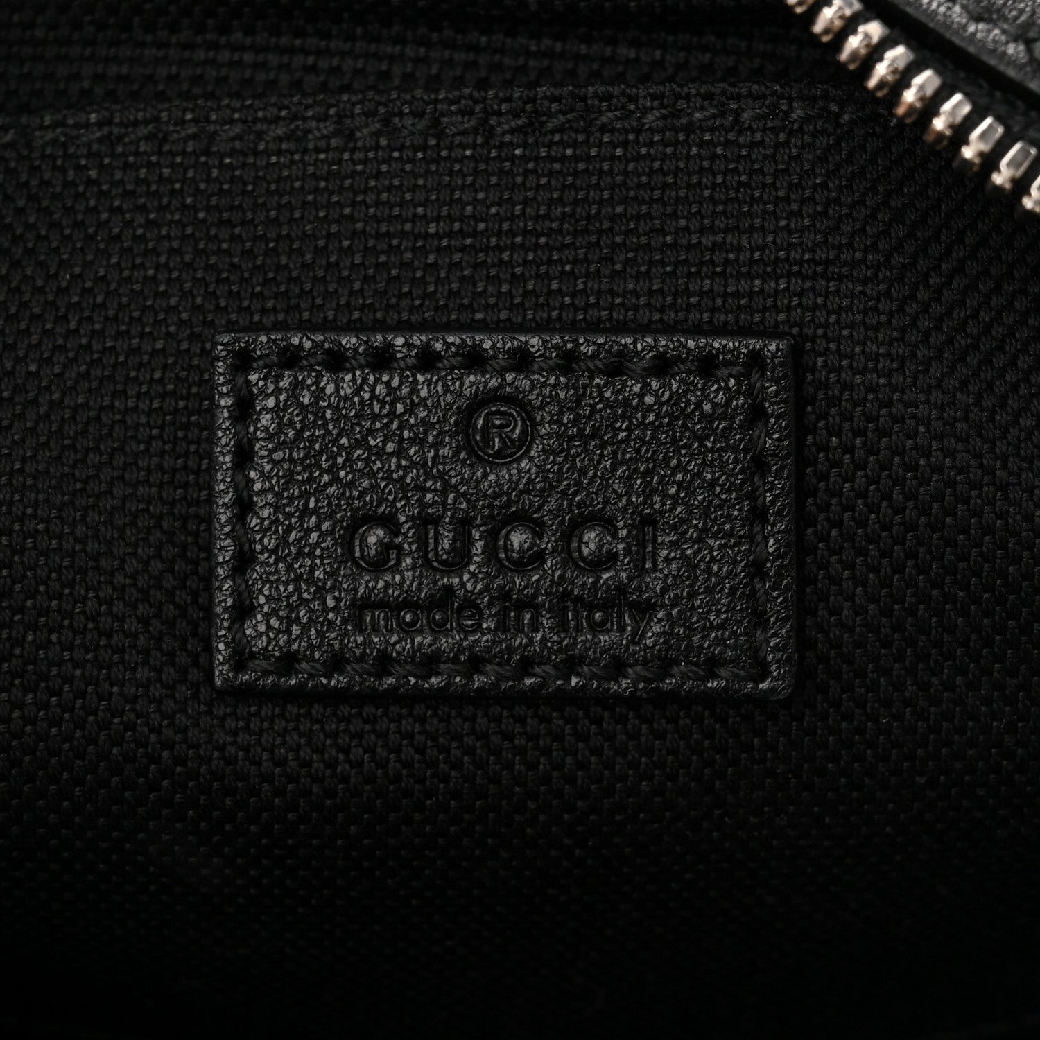 Gucci Sakai Be Green Calfskin Diagonal Stitched Mini Blondie Shoulder Bag Black 6 of 10