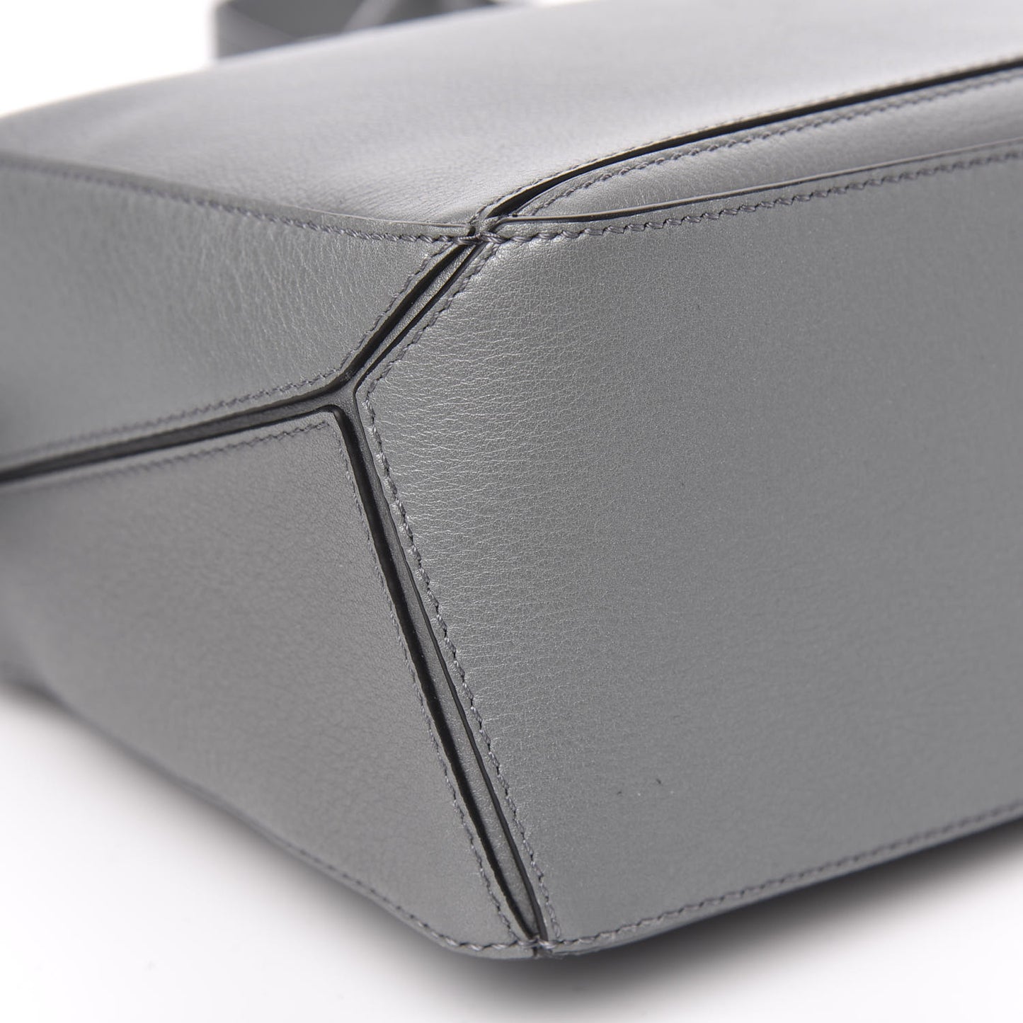 Calfskin Small Puzzle Bag Gunmetal