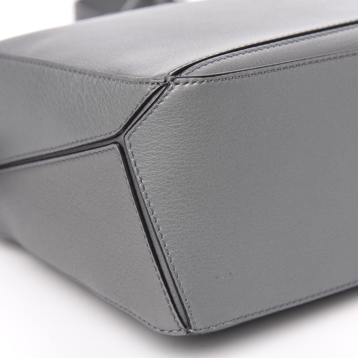Loewe Calfskin Small Puzzle Bag Gunmetal 8 of 9