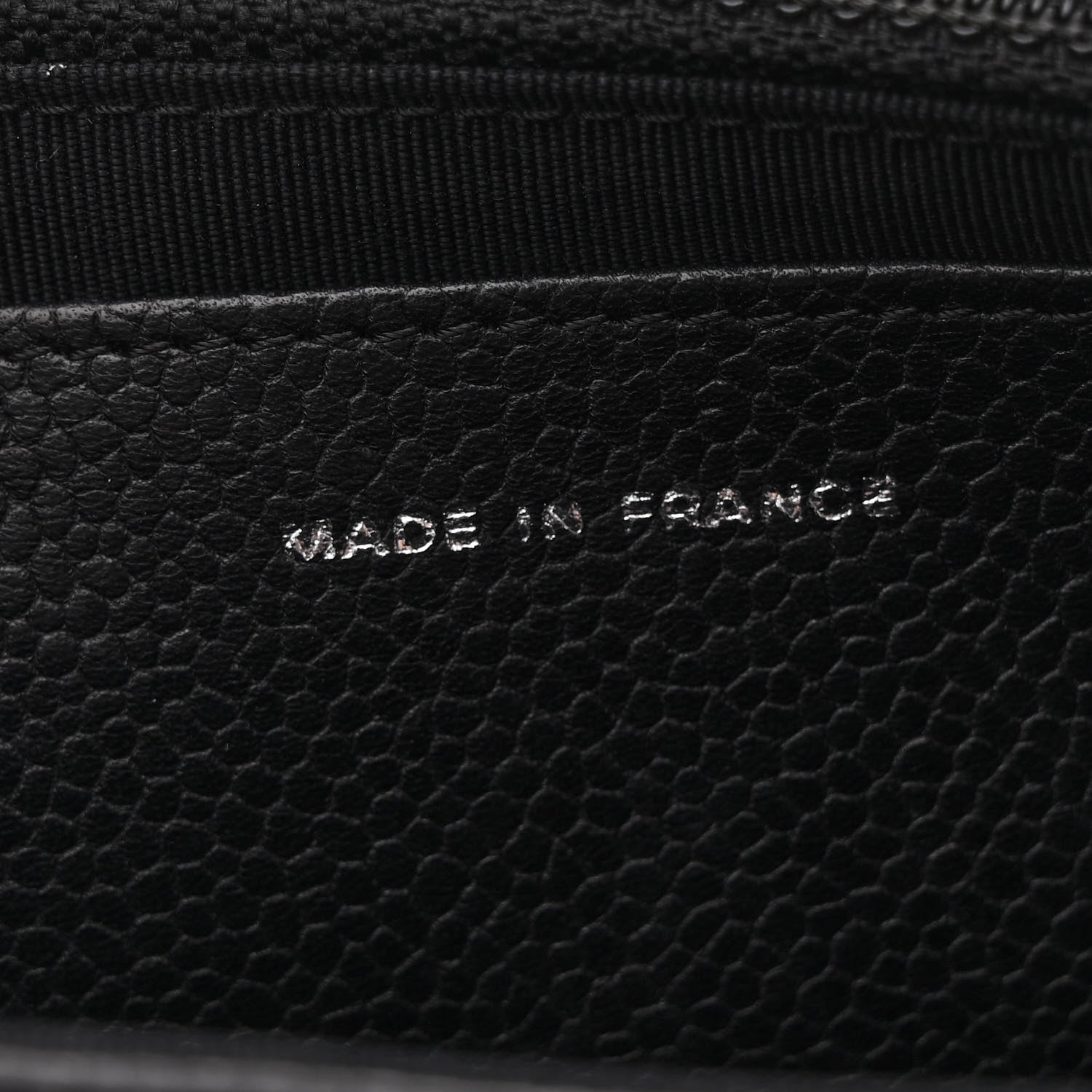 Chanel Caviar Half Moon Wallet On Chain WOC Black 7 of 12