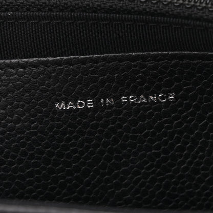 Chanel Caviar Half Moon Wallet On Chain WOC Black 7 of 12