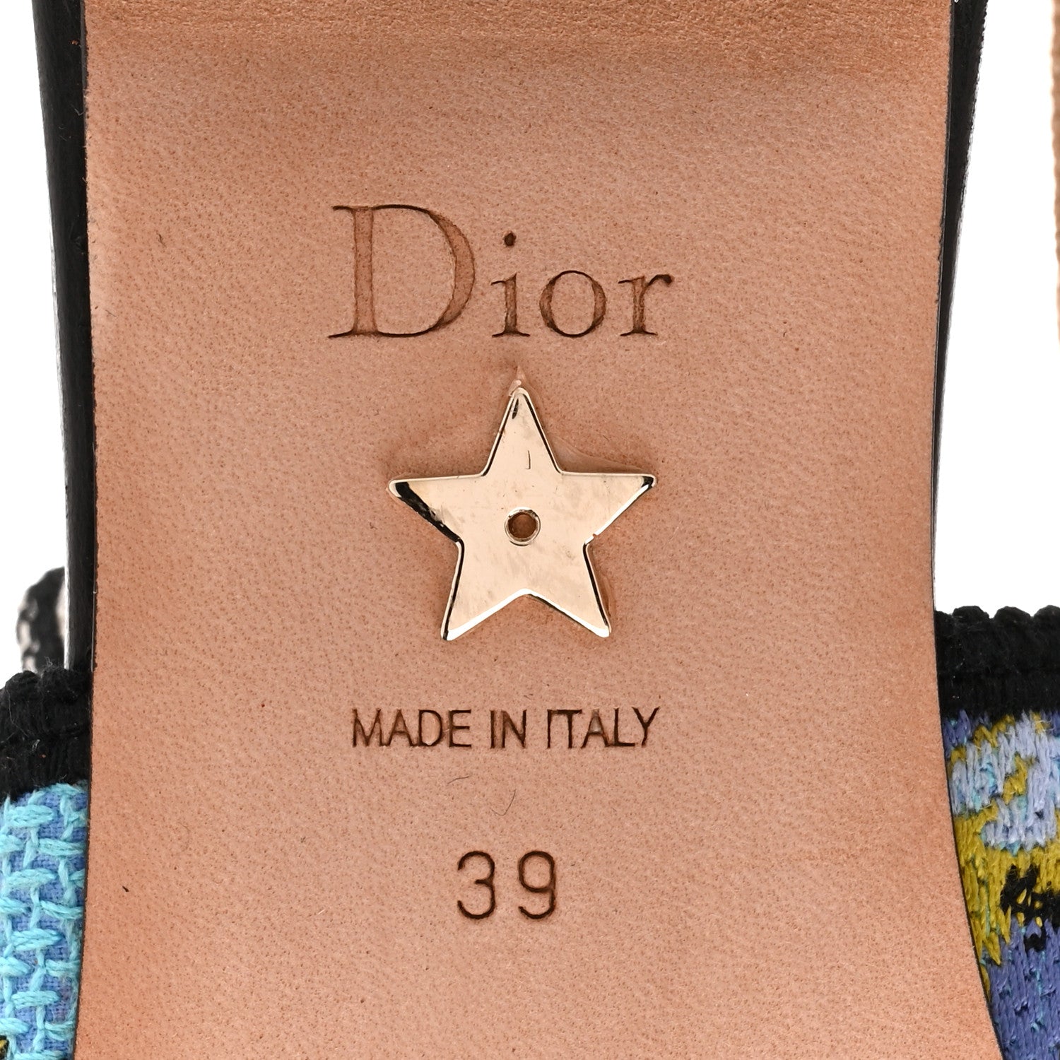 Christian Dior Canvas Embroidered Voyage Cotton Ribbon J'Adior