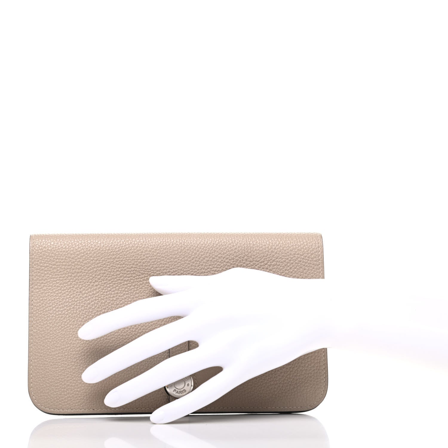 Hermes Togo Dogon Duo Wallet Gris Tourterelle 2 of 8