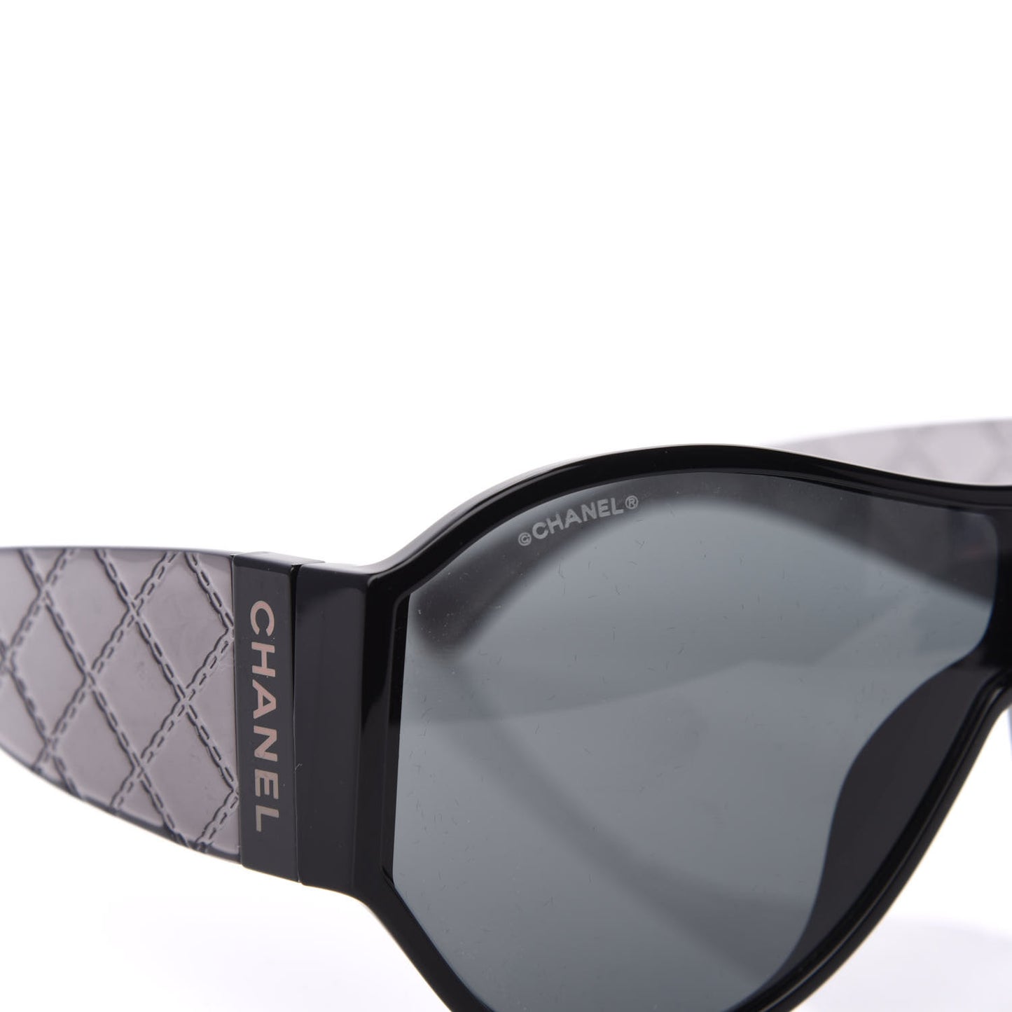 Acetate Quilted CC Sunglasses 5426 Black