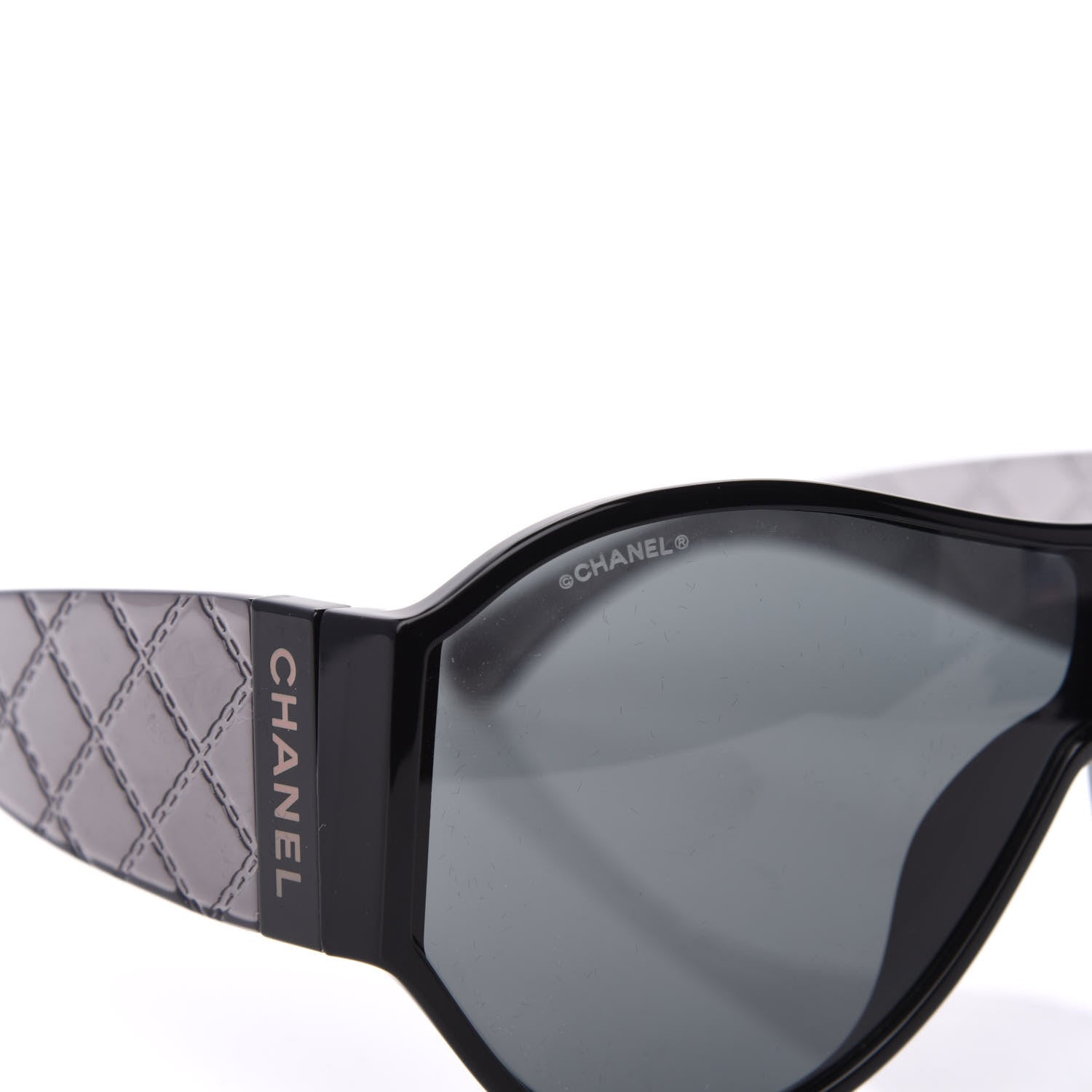Chanel Acetate Quilted CC Sunglasses 5426 Black 7 of 8