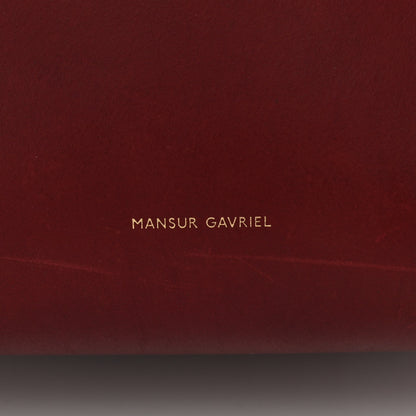 Mansur Gavriel Calfskin Bucket Bag Bordeaux 8 of 11