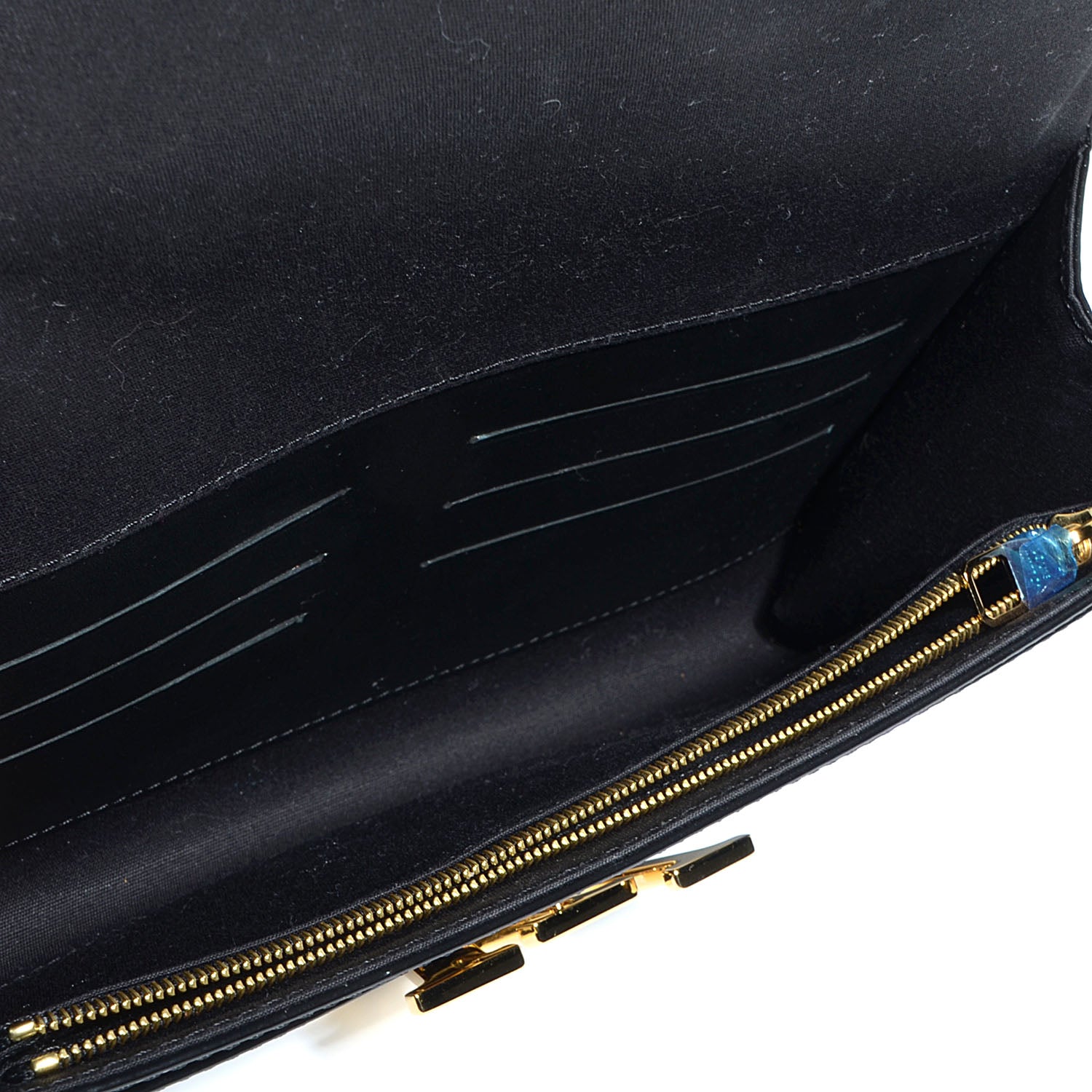 Louis Vuitton Patent Louise Clutch Black 5 of 7