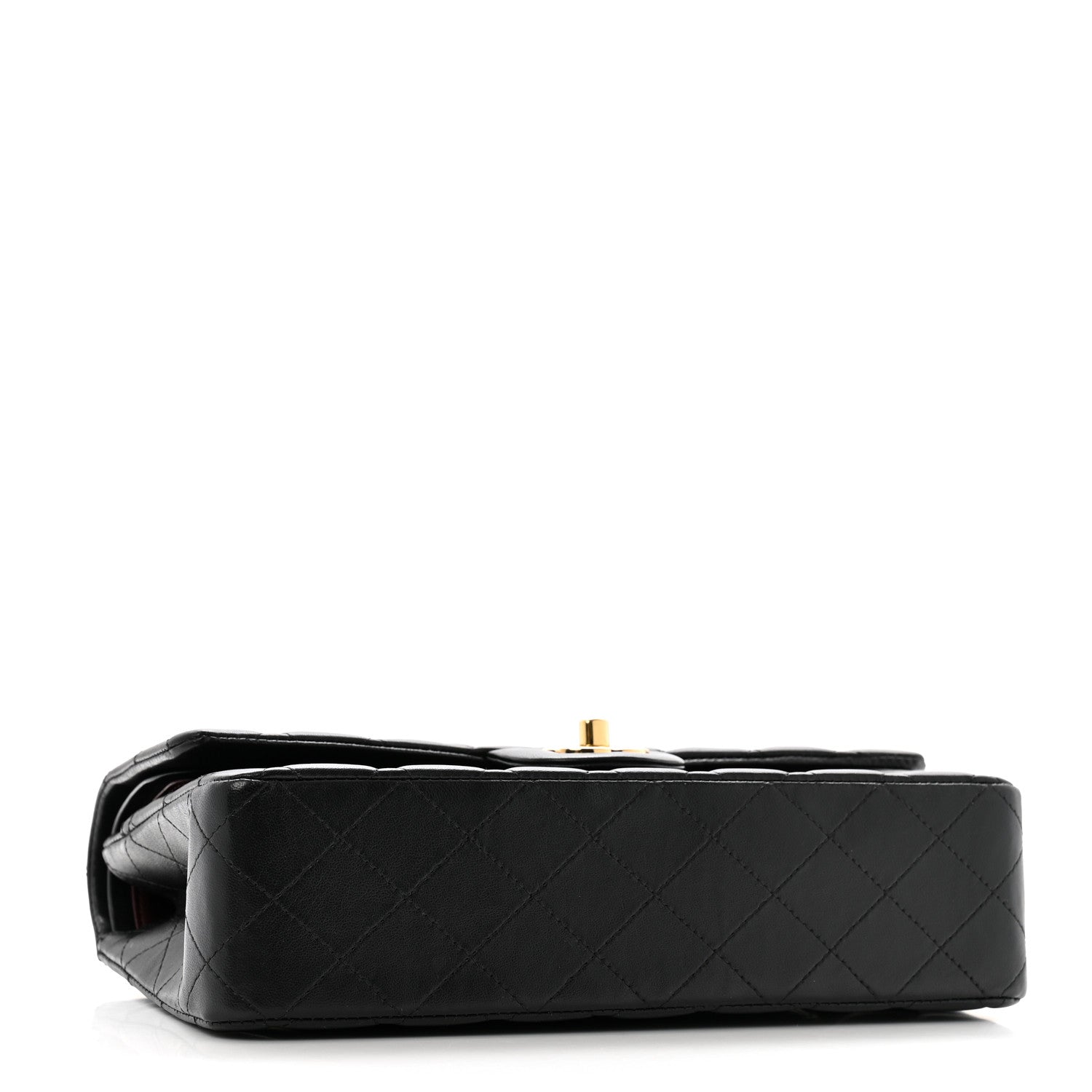 Chanel Lambskin Quilted Medium Double Flap Black 4 of 11