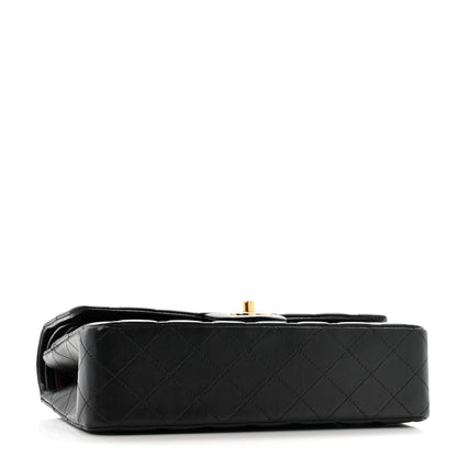 Chanel Lambskin Quilted Medium Double Flap Black 4 of 11