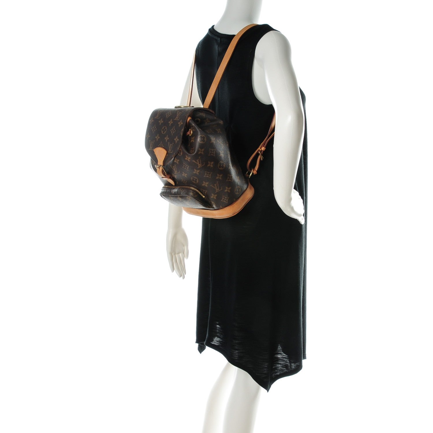 Louis Vuitton Monogram Montsouris MM Backpack 2 of 8