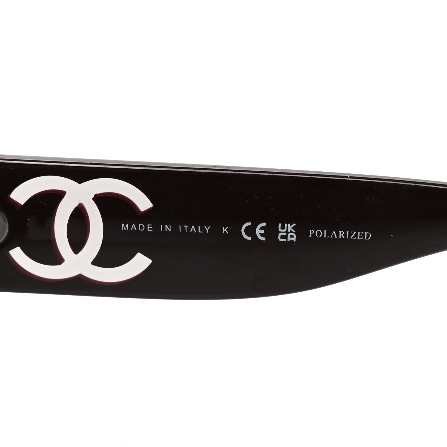 Chanel Acetate Nyon Oval CC Sunglasses 5528 Burgundy 6 of 7