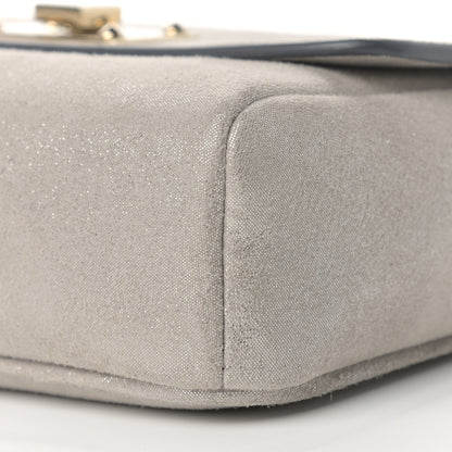 Jimmy Choo Suede Mini Ruby Chain Crossbody Silver 8 of 8